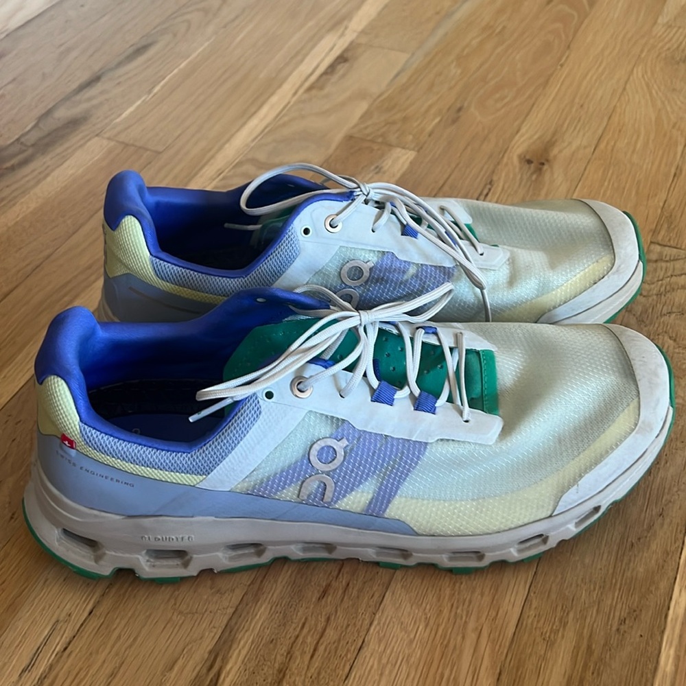 OnCloud / Cloudvista Shoes size 10.5.  Color way is Creek and Mint.